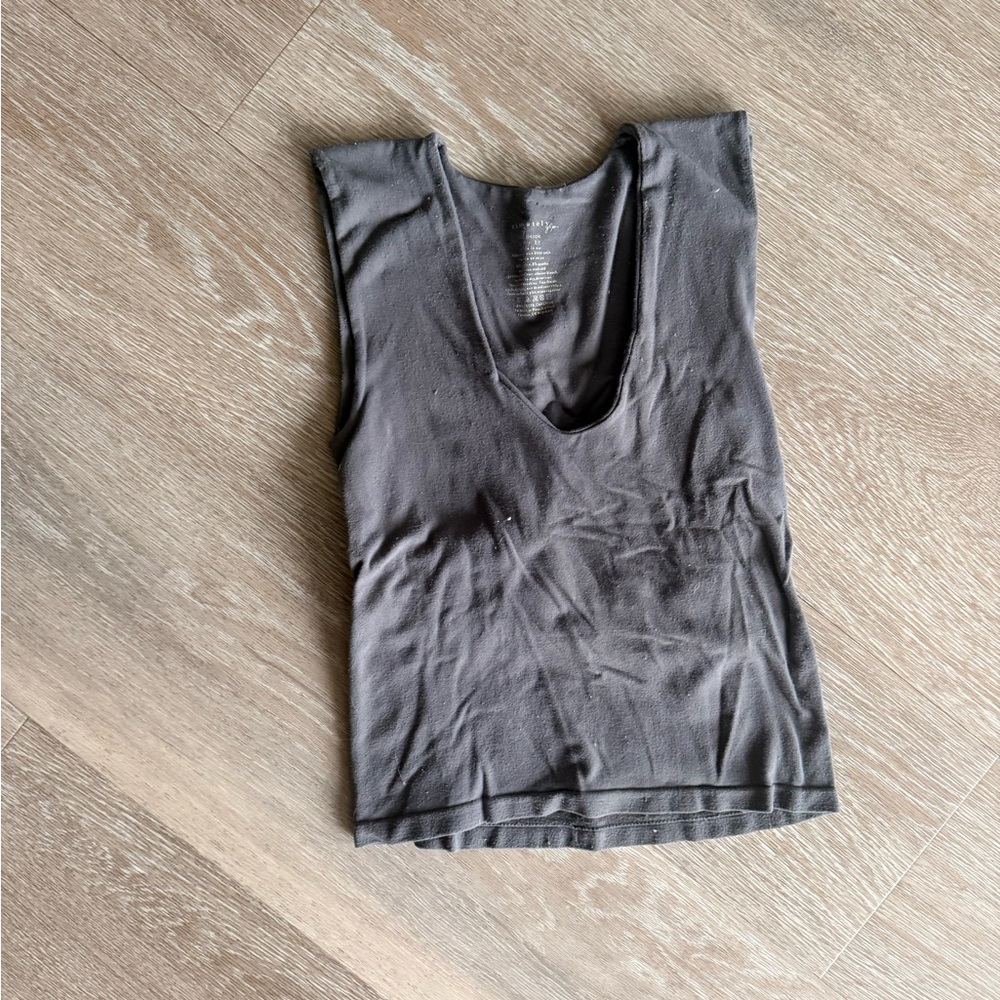 FP Movement by Free People Charcoal Crop Top